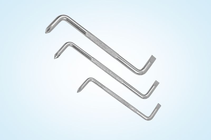 Offset Screwdriver Of 3 Pcs Set