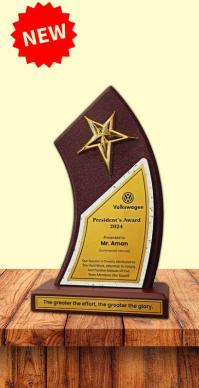 W-5052 Wooden Award