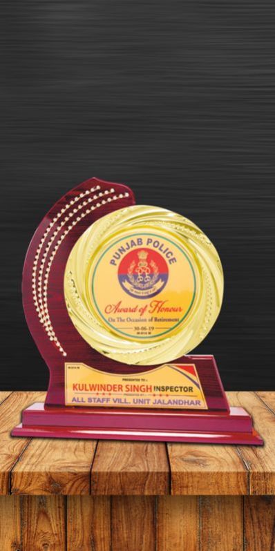 W-6814 Wooden Award