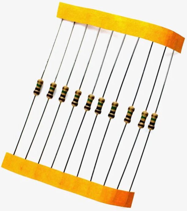 1M Ohm, 1/4 Watt Resistor With 5% Tolerance (Pack Of 10)