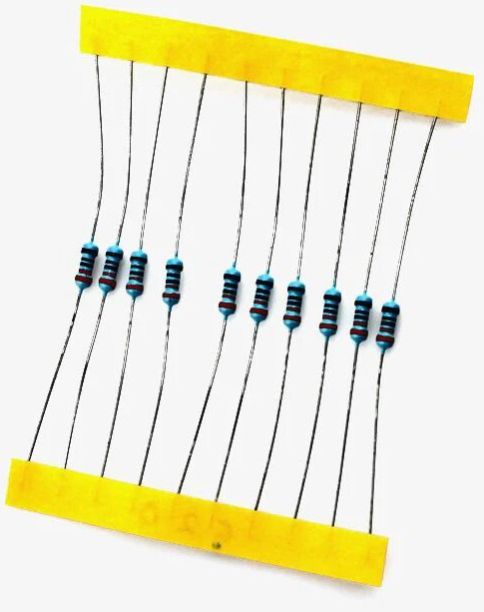 220 Ohm, 1/4 Watt Resistor With 1% Tolerance (Pack Of 10)
