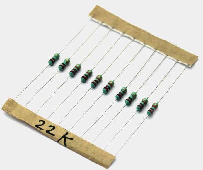 22K Ohm, 1/4 Watt Resistor With 5% Tolerance (Pack Of 10)