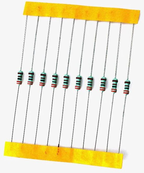 3.3K Ohm, 1/4 Watt Resistor With 1% Tolerance (Pack Of 10)