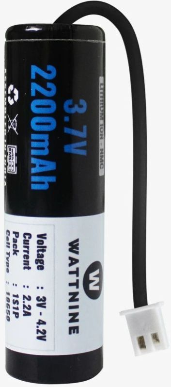 3.7V 2200mah Lithium Battery With 1 Year Warranty