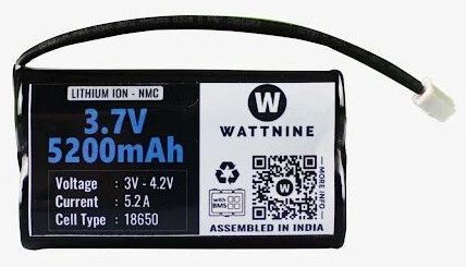3.7v 5200mAh Lithium Battery With 1 Year Warranty