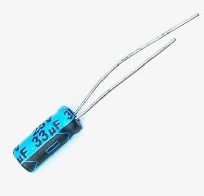 33uF 25V Electrolytic Capacitor