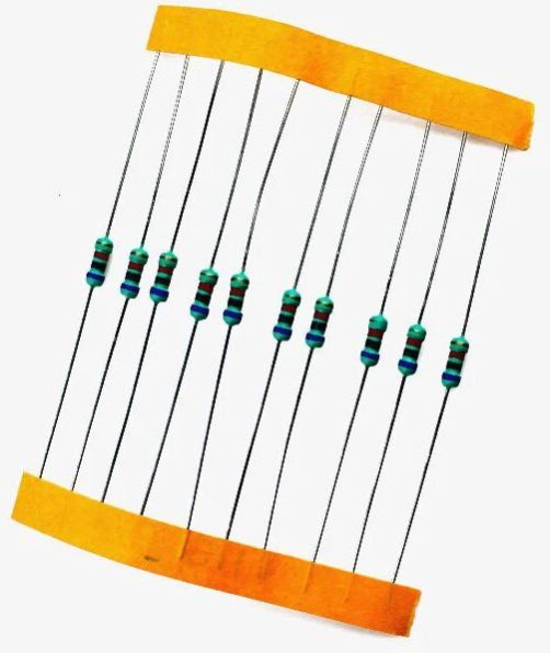 6.8K Ohm, 1/4 Watt Resistor With 5% Tolerance (Pack Of 10)