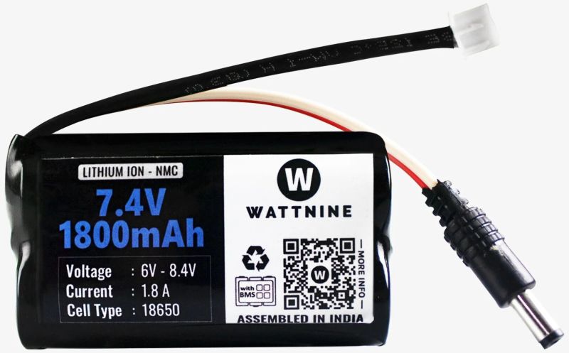 7.4V 1800mAh Rechargeable Lithium Battery Pack With Warranty
