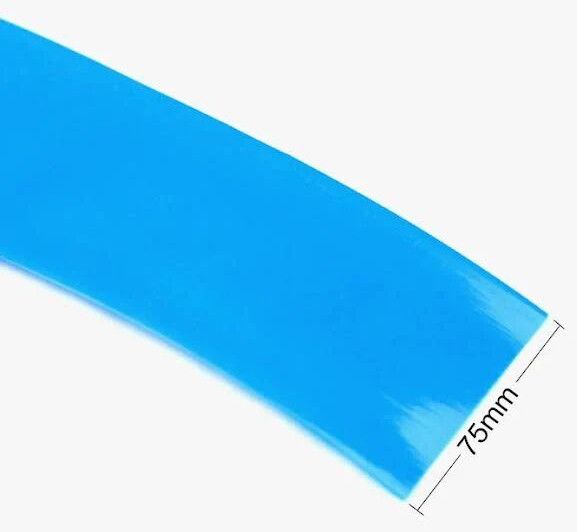 75mm PVC Heat Shrink Sleeve For Lithium Battery Pack - 1 Meter