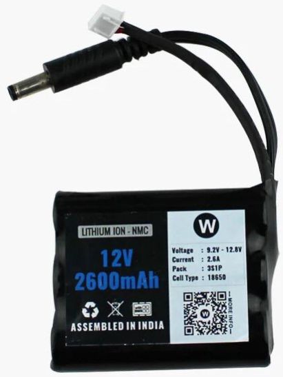 Rechargeable Lithium Battery Pack With Warranty (Includes BMS & Balance Pin)