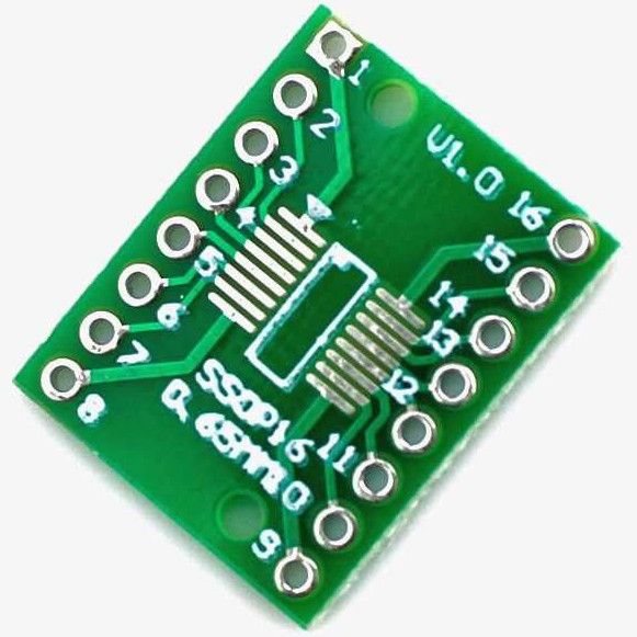 SOP16 DIP Adapter Converter PCB Board 0.65/1.27mm