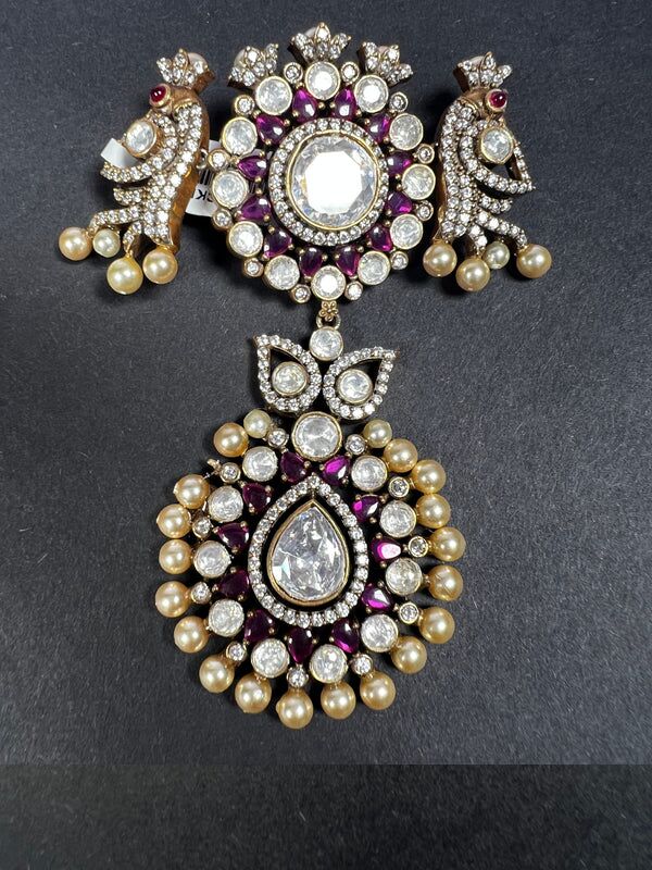 Ishita Silver CZ Pendant