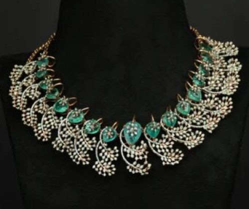 Jeeva Silver CZ Women Necklace