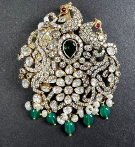 Manya Silver CZ Pendant