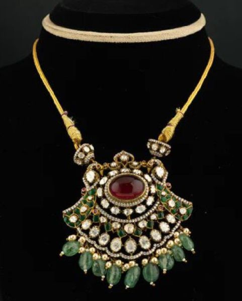 Margaret Victorian Silver CZ Pendant