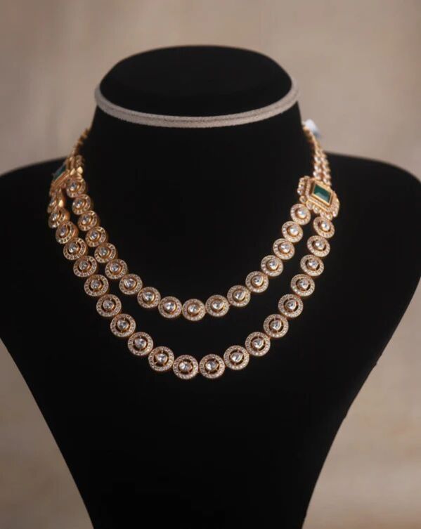 Mirha Silver CZ Women Necklace