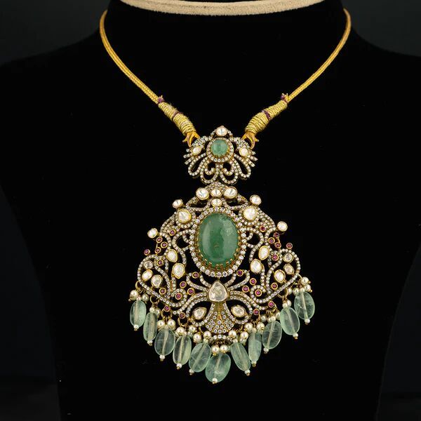 Selah Victorian Silver CZ Pendant