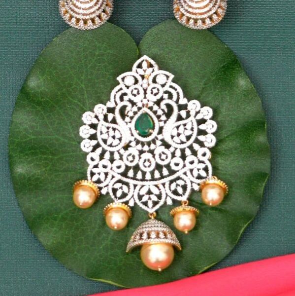 Zika Silver CZ Pendant