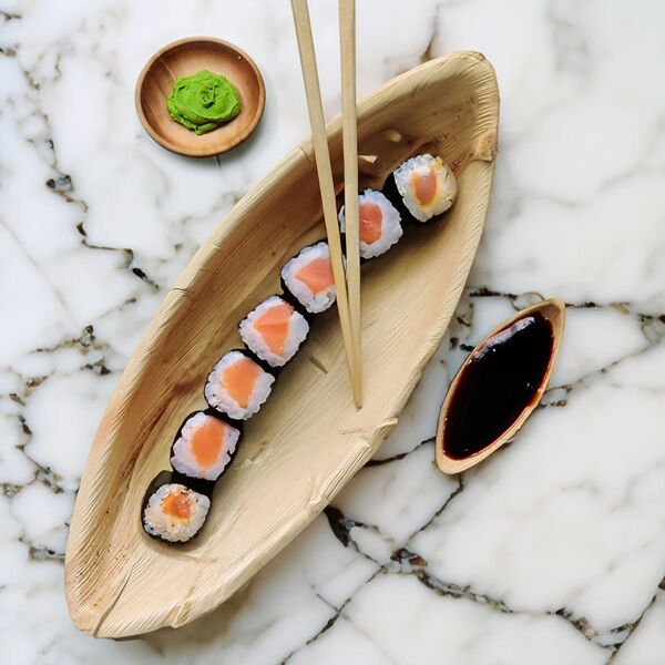 Boat Shape Areca Plate