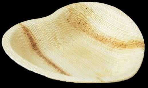 Heart Shaped Areca Leaf Plate