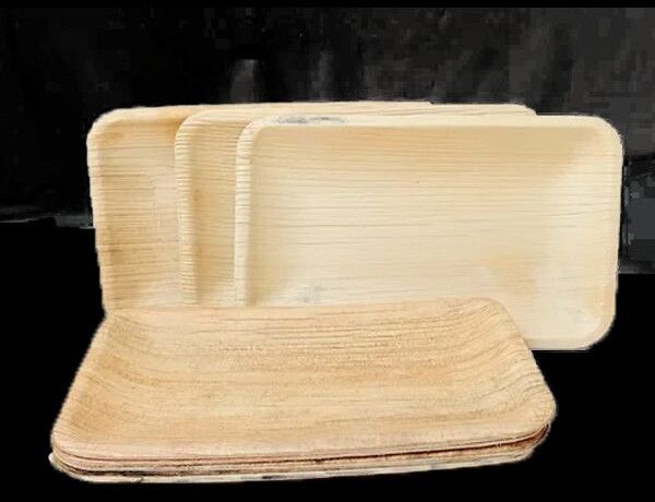 Areca Leaf Rectangular Plate