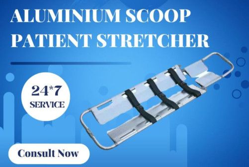 Aluminium Scoop Patient Stretcher