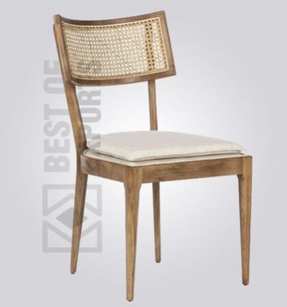 Rattan Backed Dining Chair, Color : Natural