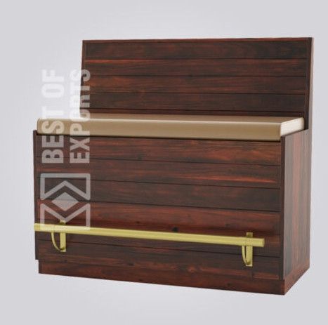 Wood Fabric Swat Box Bar Booth Sofa