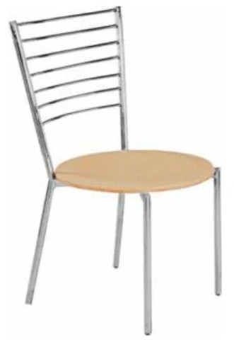 MS Chrome Frame Cafeteria Chair 120