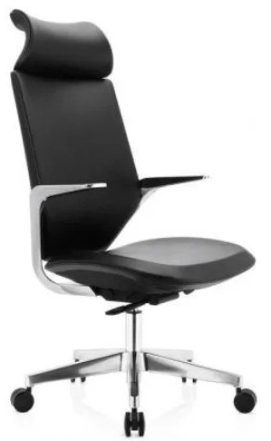 Ergonomic High Back Sleek Design Office Mesh Chair With Adjustable Arms, Headrest & Height