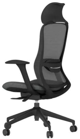 High Back Designer Mesh Office Chair With Armrest ,Swivel Base & Adjustable Height