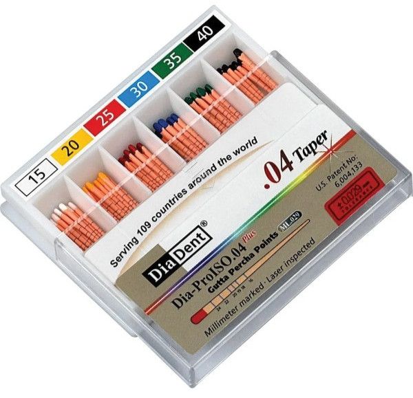 DIADENT GUTTA PERCHA POINTS 4%