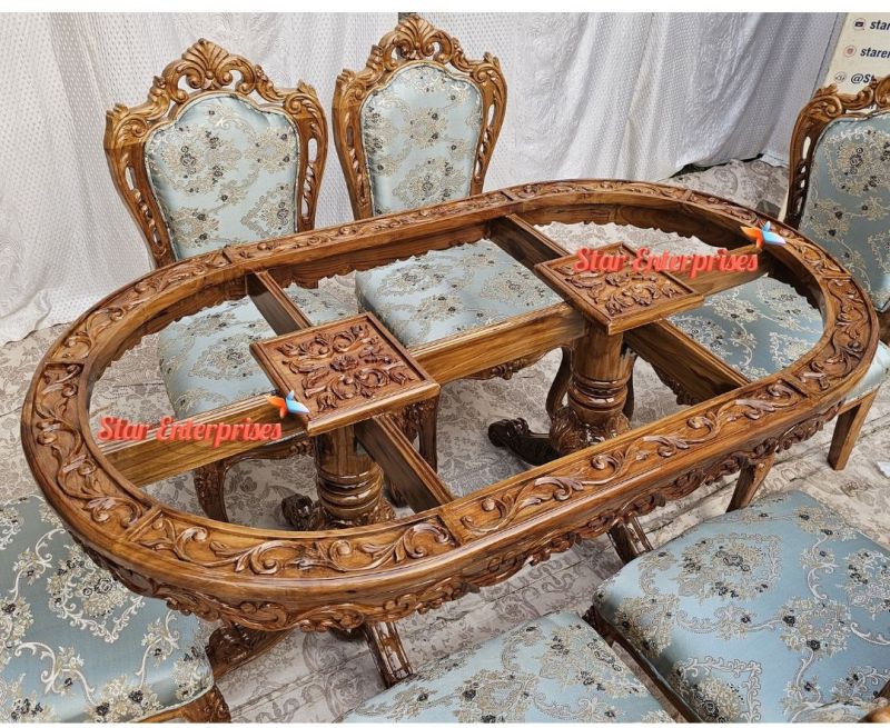 Antique Carved Dining Table DNG-077