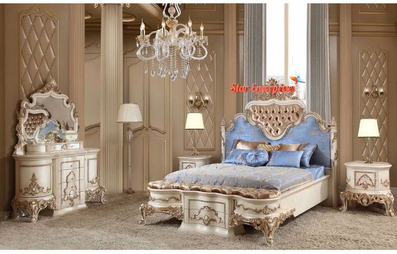 Antique Luxury Queen Size Bed BD-020