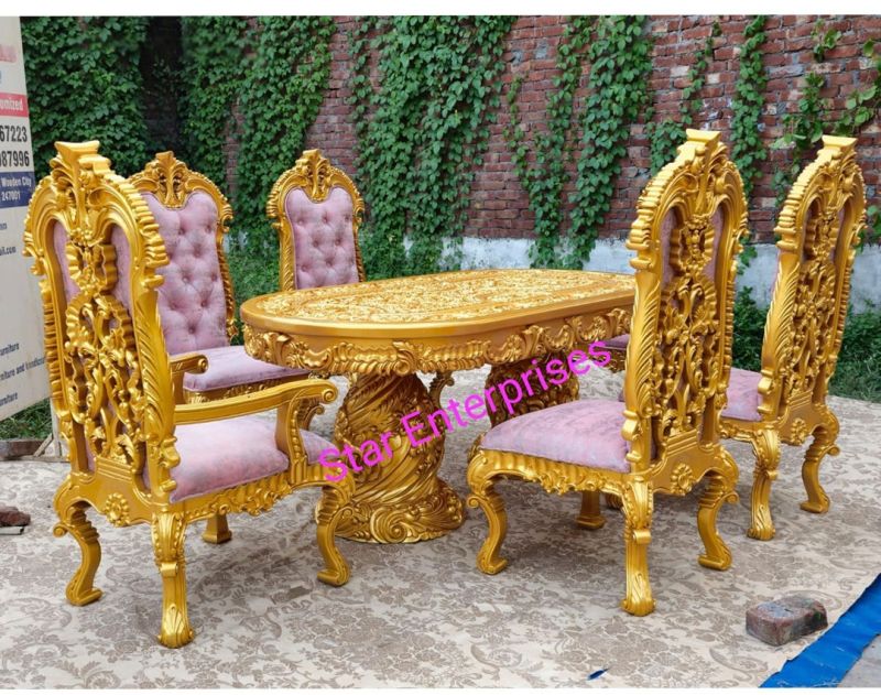 Handcrafted Royal Dining Table Set DNG-08