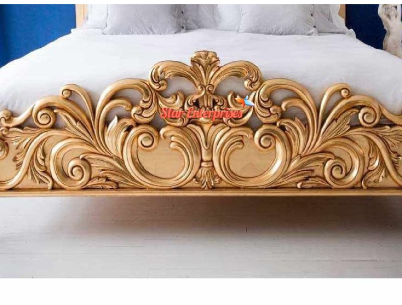 Solid Wood Classic Queen Size Bed BD-0113