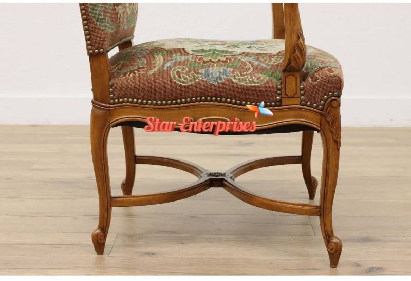 Vintage Carved Bedroom Chair BDCH-065