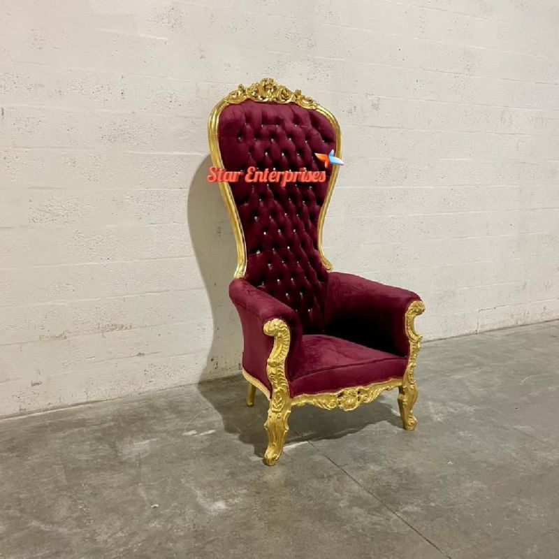 Gold Throne Bedroom Chair BDCH-058