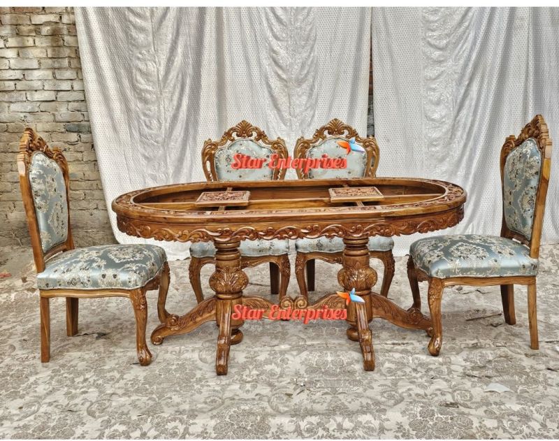 Antique Carved Dining Table DNG-077