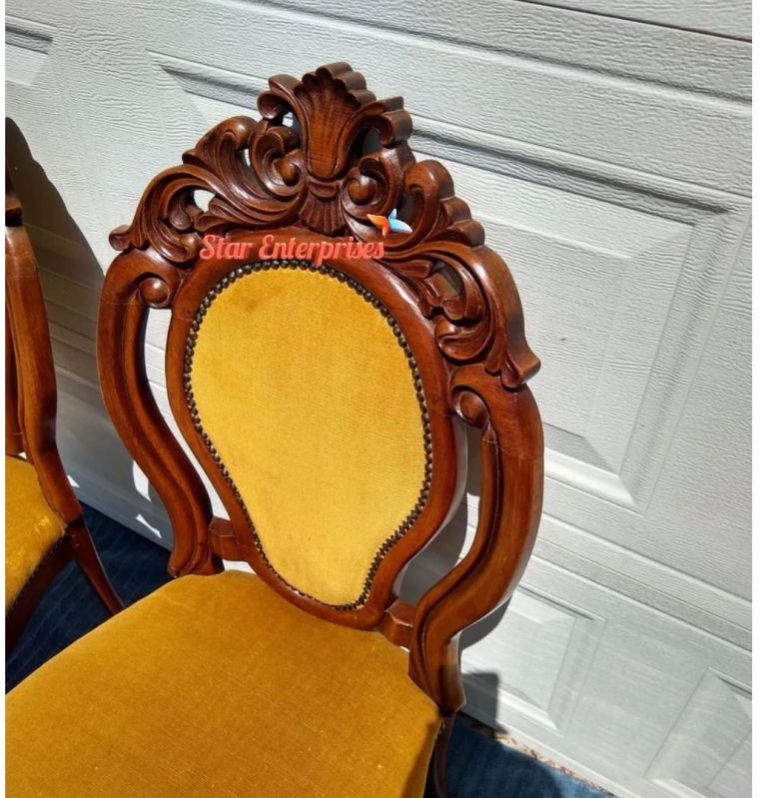 French Hand Carved Dining Chairs DNGCHR-012