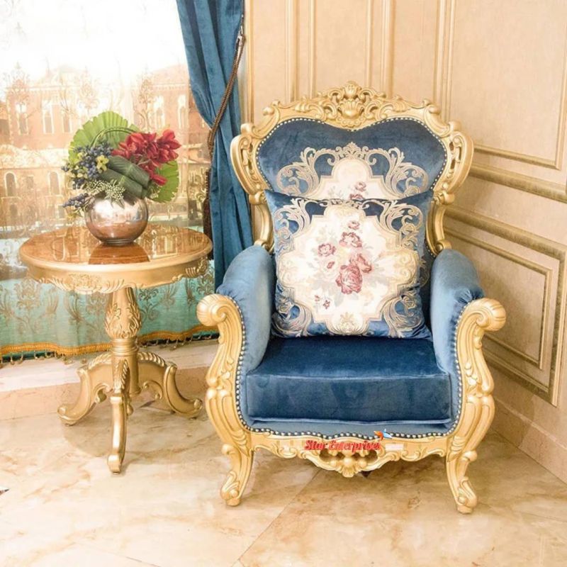 Wooden Royal Bedroom Chair BDCH-018