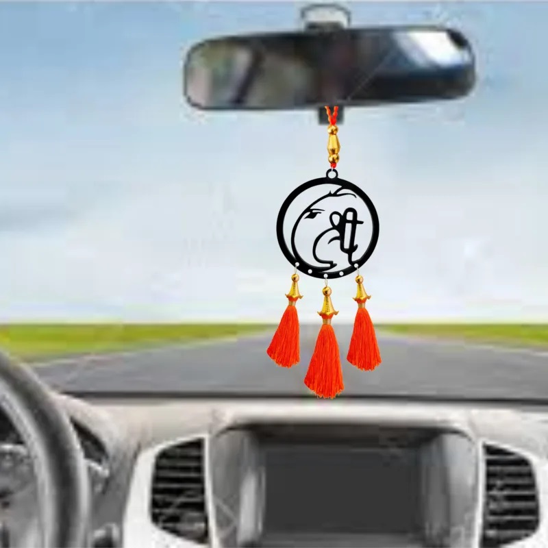 Acrylic Shree Car Hanging