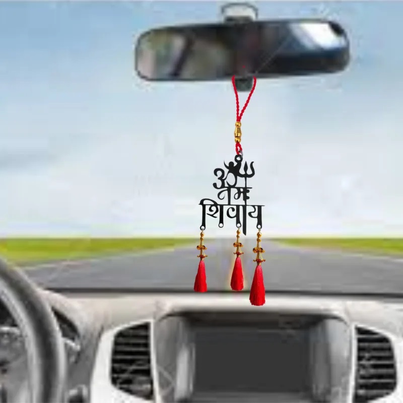 Om Namah Shivay Car Hanging Ornament