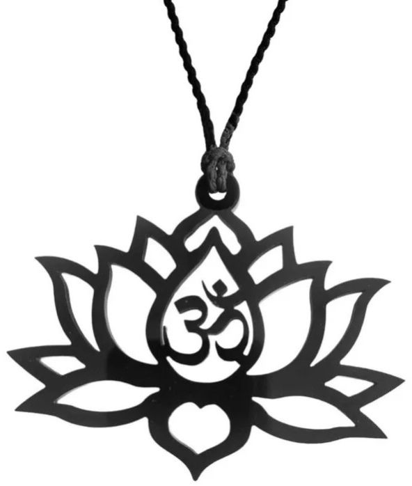 Om Lotus Flower Car Hanging Ornament