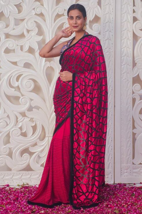 Pingalakshmi Red Pure Designer Silk Saree