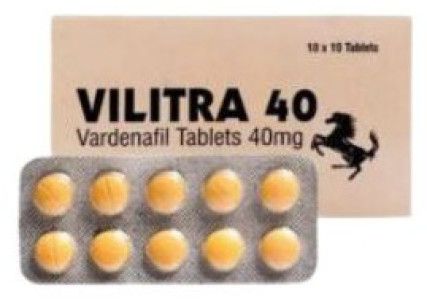 Vilitra 40 Mg Tablet, Packaging Size : Box, Medicine Type : Generic