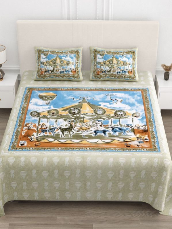Digital Print Double Bed Sheets
