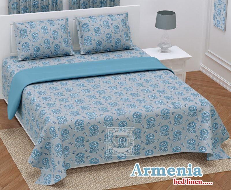 Sanganeri Print Bed Sheets