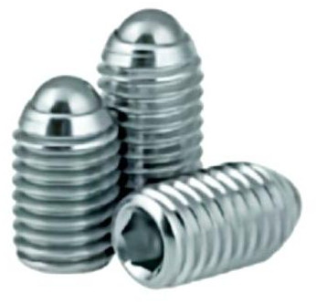 Stainless Steel Ball Plunger Screws, Color : Grey, Grade : SS304