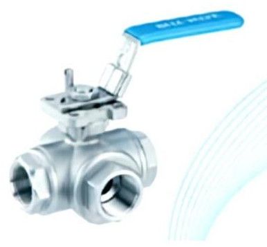 Stainless Steel Three Way Ball Valve